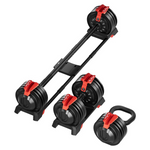 Kingsmith 3 in 1 - Dumbbell / Kettlebell / Barbell, 24KG | Sold as Piece