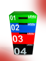Level Fitness 4 in 1 Adjustable Plyo Box
