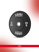 Black Rubber Olympic Bumper Plates - 5 to 25 KG | Per Piece