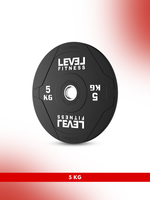 PU Black Rubber Olympic Bumper Plates - 5 to 25 KG | Per Piece