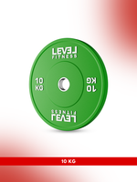 Level Fitness Color Bumper Plates 5 Kg to 25 Kg