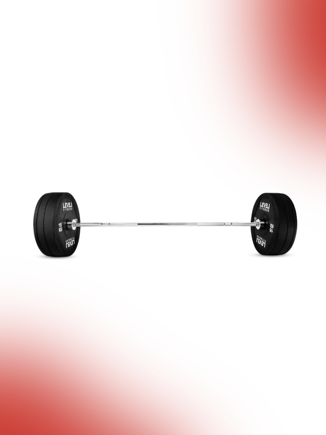 Combo 60Kg - 160Kg Sets | Level Fitness PU Black Olympic Plates Sets with 7 ft Olympic Barbell