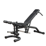 Body Solid FID46 PowerLift FID Bench – Commercial Adjustable Bench with Leg Attachment