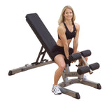 Body Solid GFID71 Adjustable FID Bench – Heavy-Duty Flat Incline Decline Bench