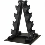Level Fitness 4 Tier A-Frame Dumbbell Weight Rack