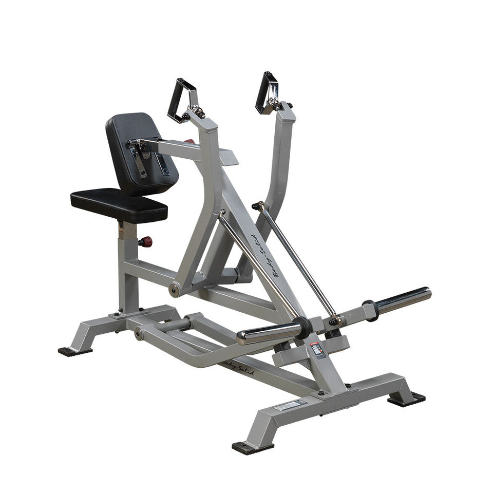 Body Solid LVSR Leverage Seated Row – Back Machine (Grey/Black)
