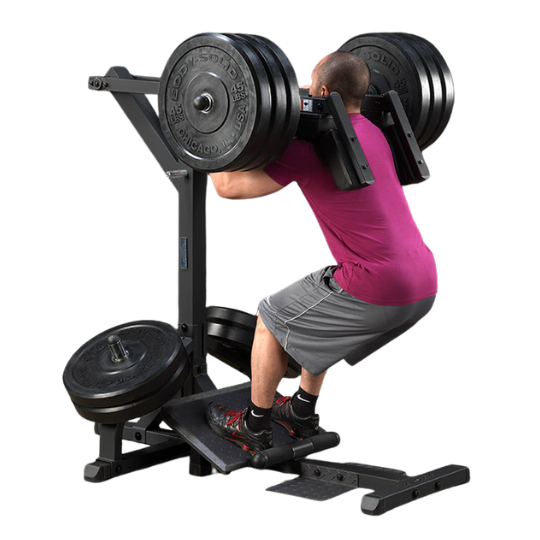 Body Solid GSCL360 Leverage Squat & Calf Raise Machine – Heavy-Duty Lower Body Trainer