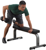 Body Solid GFB350 Heavy-Duty Flat Bench – Commercial Bench Press Station