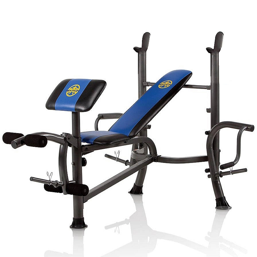 Marcy WM‑367 Weight Bench – Fixed Upright with Leg Developer & Storage