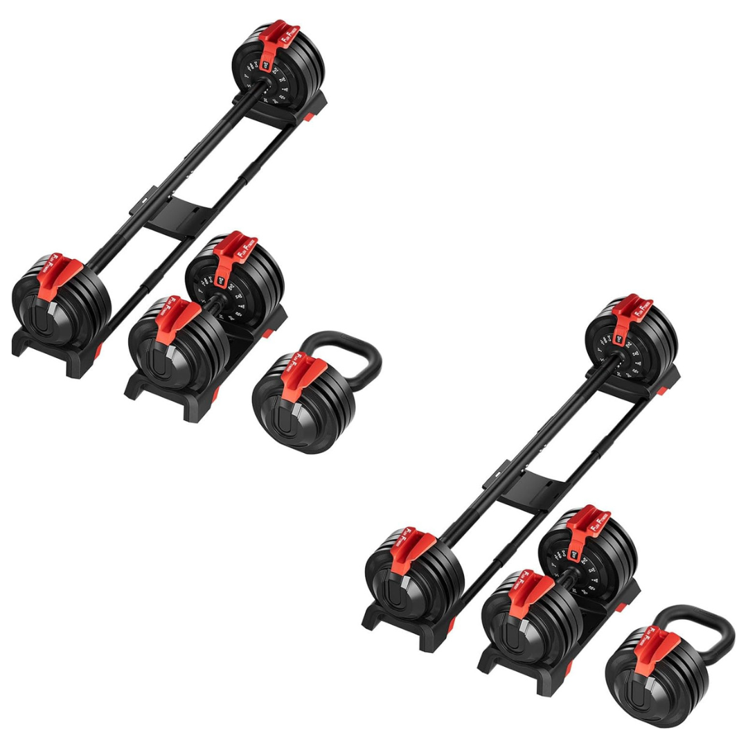 Kingsmith 3 in 1 - Dumbbell / Kettlebell / Barbell, 24KG | Sold as Piece