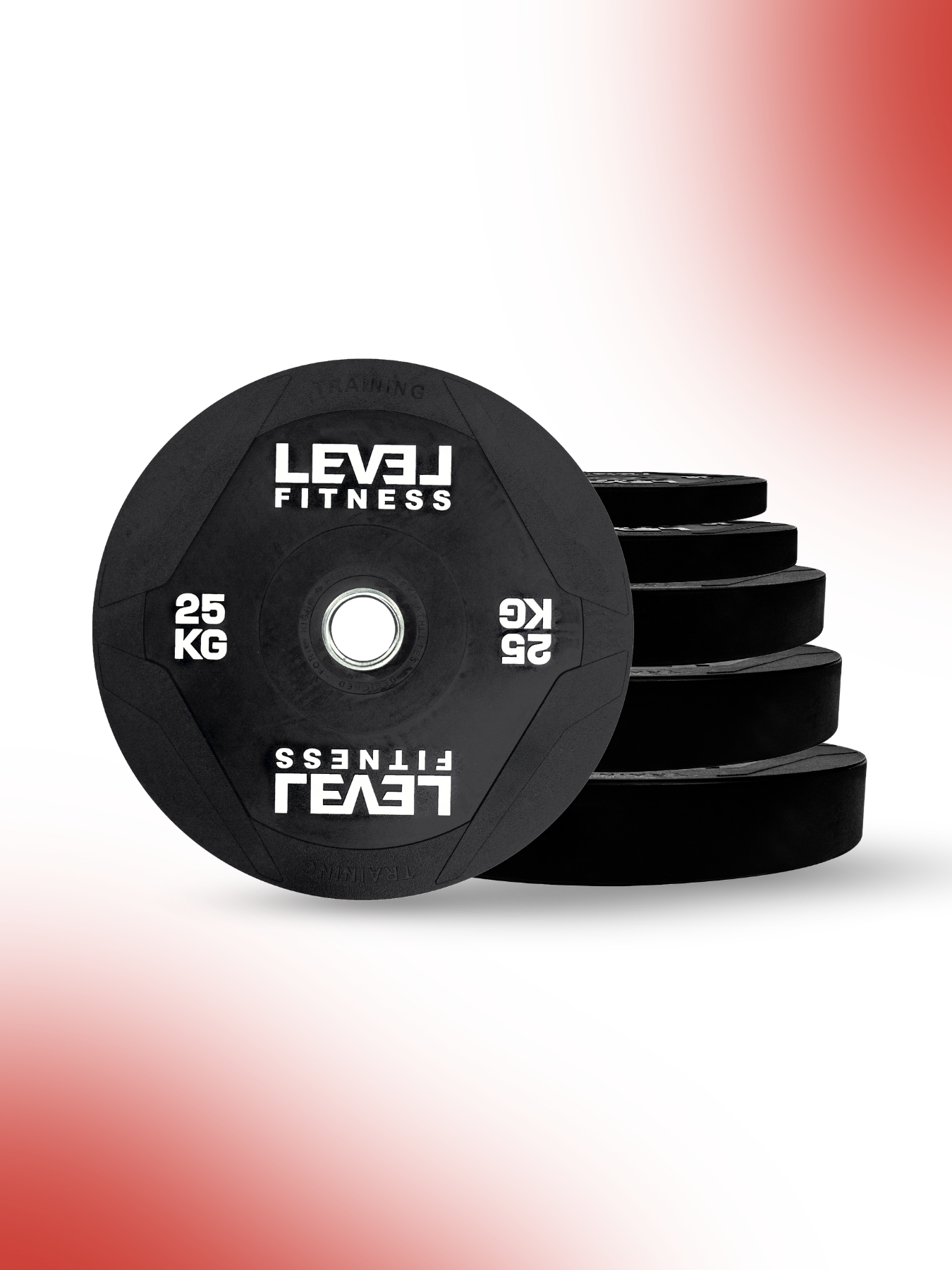 PU Black Rubber Olympic Bumper Plates - 5 to 25 KG | Per Piece