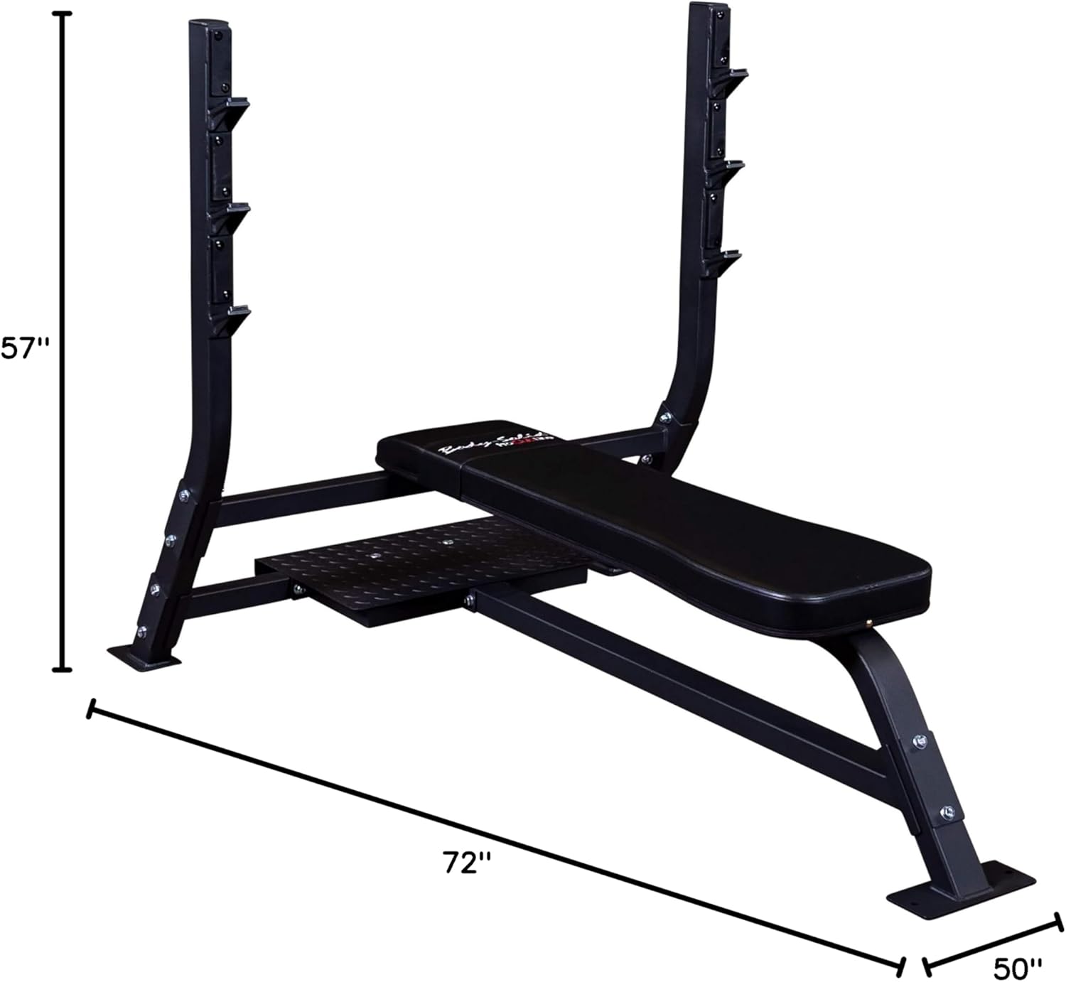 Body Solid SOFB250 Pro Clubline Flat Olympic Bench – Commercial Grade Press Bench