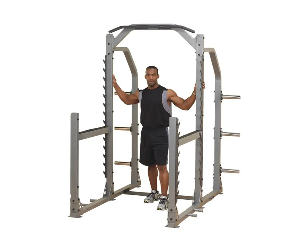 Body Solid SMR1000 Pro Club-Line Multi Squat Rack – Heavy-Duty Power Rack