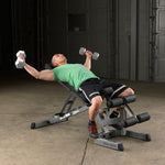 Body Solid Heavy Duty Flat Incline Decline Bench, GFID71