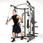 Combo | Marcy Smith Machine with Bench, SM-4008, Brown