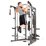 Combo | Marcy Smith Machine with Bench, SM-4008, Brown