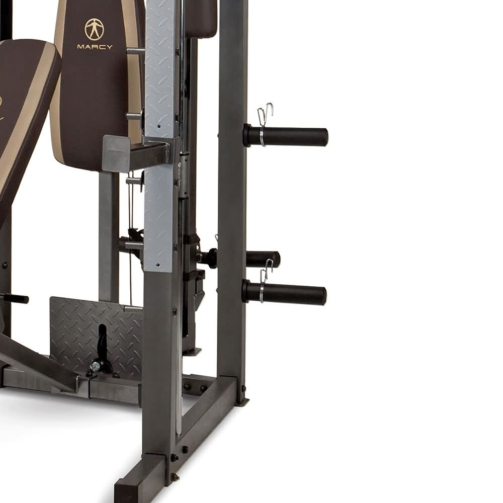 Combo | Marcy Smith Machine with Bench, SM-4008, Brown