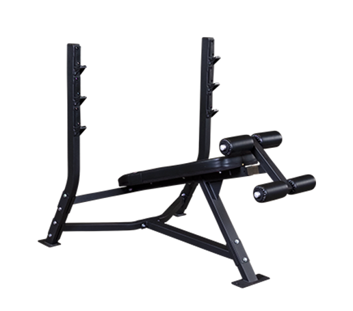 Body Solid Pro Clubline Decline Olympic Bench | SODB250