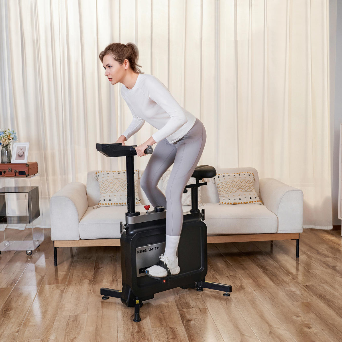 Kingsmith W1B 3 IN 1 Foldable Exercise Bike, Under Desk Bike