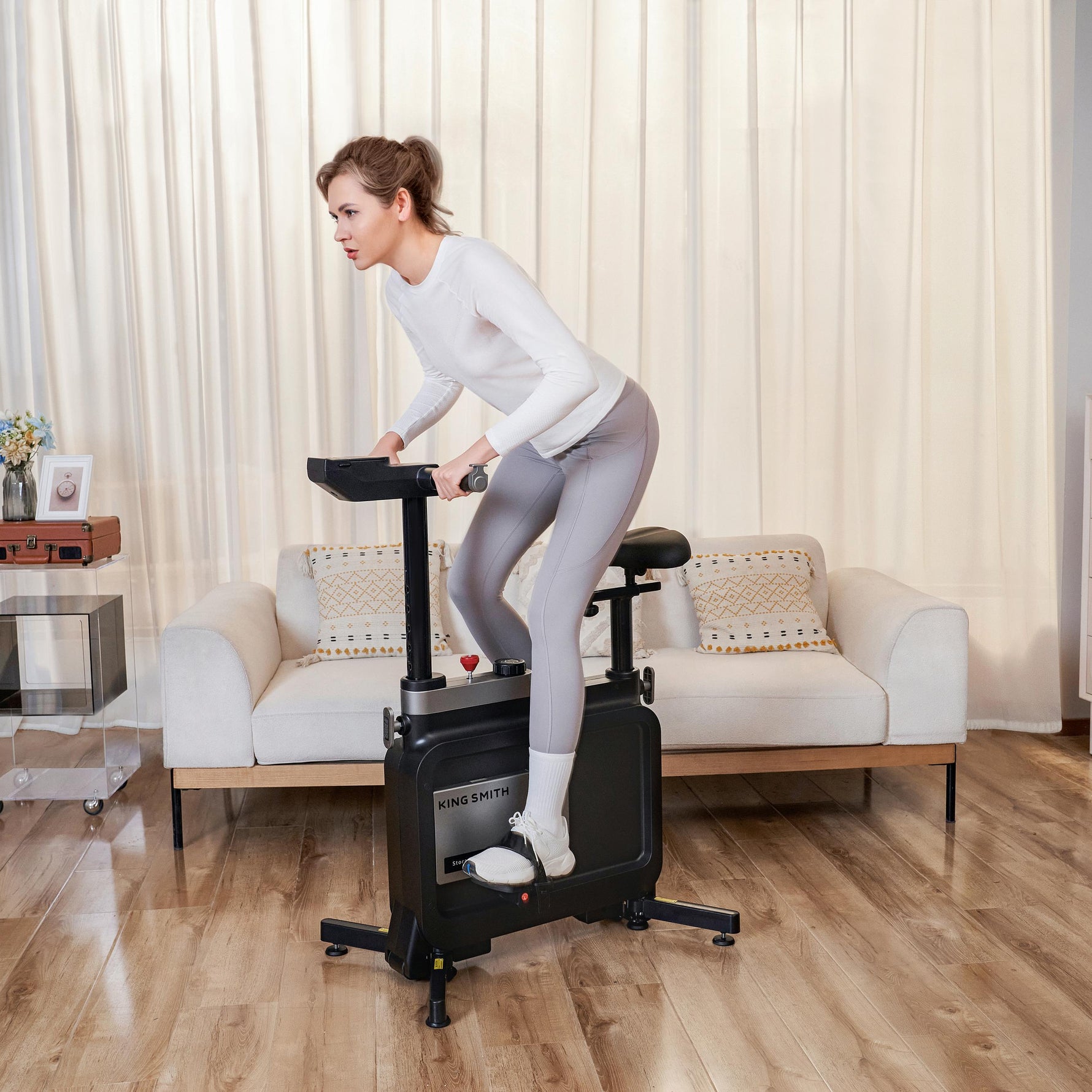 Kingsmith W1B 3 IN 1 Foldable Exercise Bike, Under Desk Bike