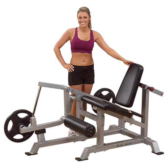 Body Solid LVLE Leverage Leg Extension – Commercial Quad Workout Machine
